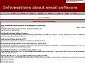 Email software - informations about email software