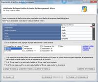 Importacion archiv formateado