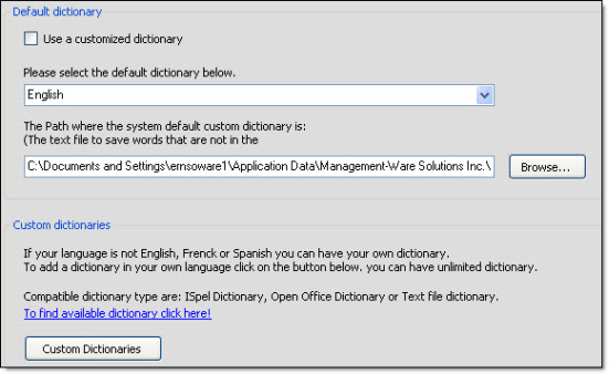 Default-dictionary