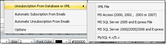 unsubscriptions-from-DB-items